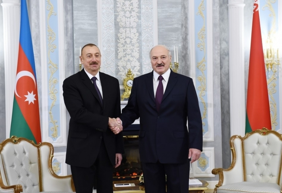 President Ilham Aliyev phoned Belarus President Alexander Lukashenko

