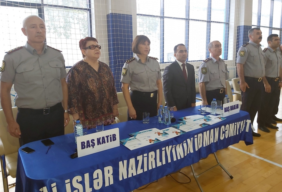 Azərbaycan Polisinin 101 illiyinə həsr olunmuş silsilə yarışların qalibləri mükafatlandırılıb