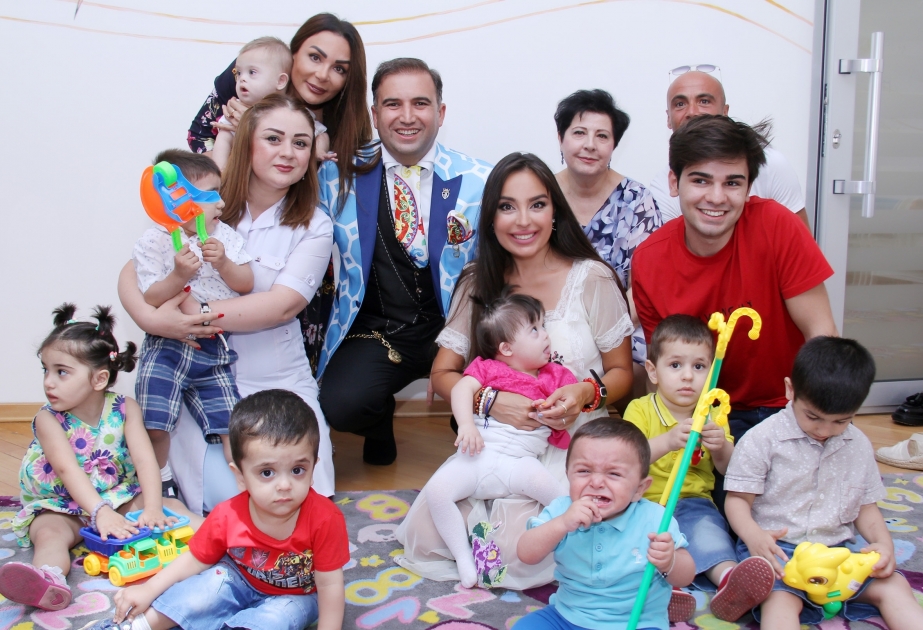 Visite de Leyla Aliyeva à la Maison d’enfants №1 à Bakou
