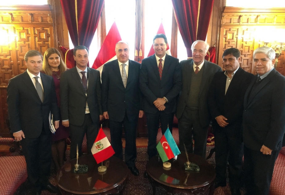 FM Mammadyarov hails development of Azerbaijan-Peru parliamentary diplomacy