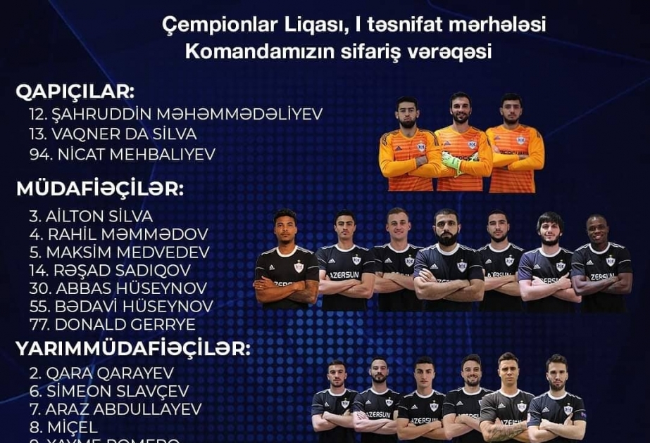 “Qarabağ” klubu Çempionlar Liqasının birinci təsnifat mərhələsi üçün sifariş ərizəsini UEFA-ya təqdim edib
