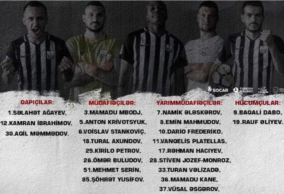 “Neftçi” klubu Avropa Liqasının birinci təsnifat mərhələsi üçün iştirak ərizəsini UEFA-ya təqdim edib