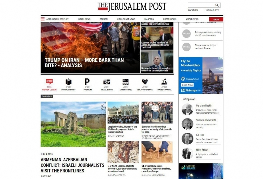 “The Jerusalem Post”: Bergkarabach-Konflikt: Israelische Journalisten an der Kontaktlinie
