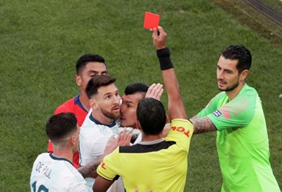 Messi sent off as Argentina finish third at Copa America