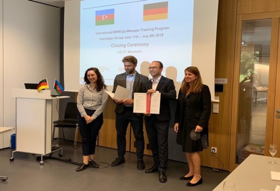 Azərbaycan sahibkar və menecerləri Almaniyada ixtisasartırma kursunda olub