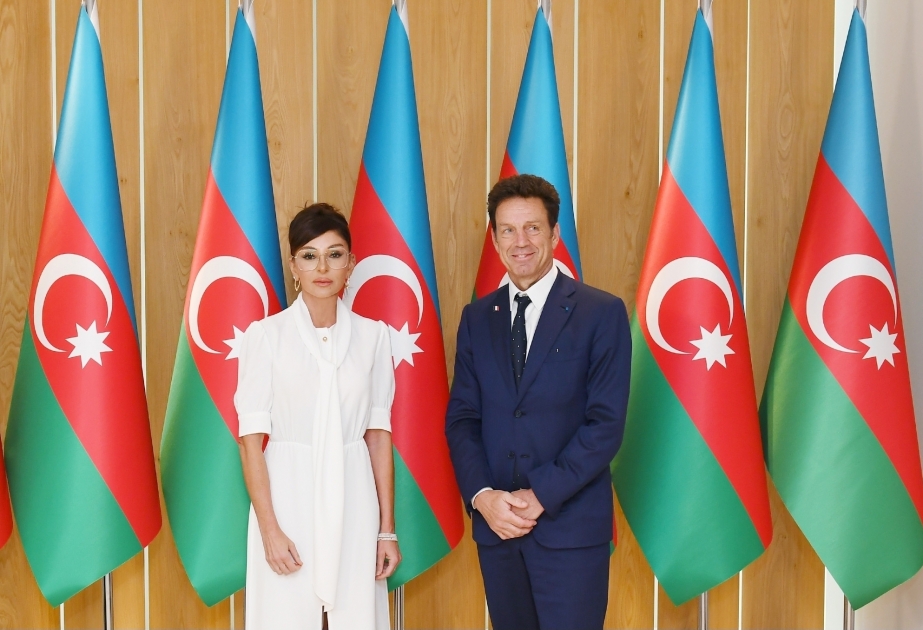 La première vice-présidente azerbaïdjanaise rencontre le président du MEDEF VIDEO