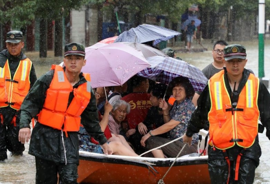 Çinin Hunan əyalətində leysan yağışları 11 nəfərin həyatına son qoyub