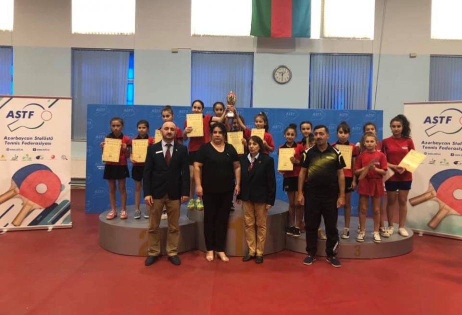 Stolüstü tennis üzrə Azərbaycan birinciliyinin qalibləri müəyyənləşib