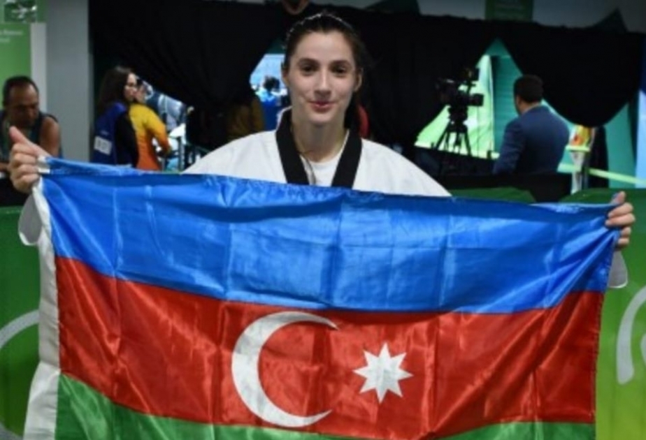 Taekwondista azerbaiyana obtiene la medalla de bronce
