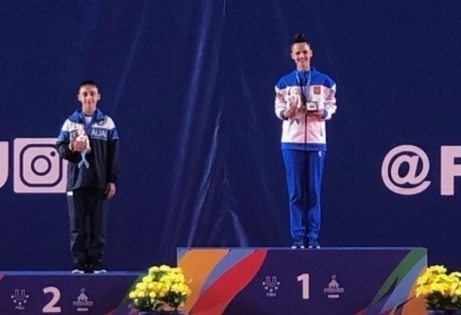 Gimnasta azerbaiyana gana medalla de plata en la Universiada