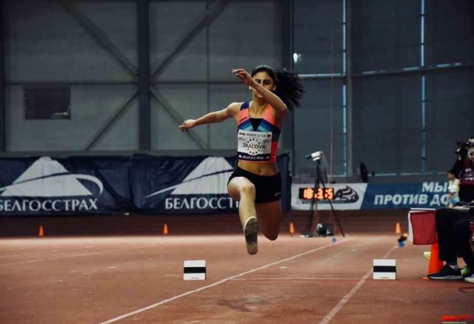 Azerbaijani triple jumper Zralova claims silver in Serbia