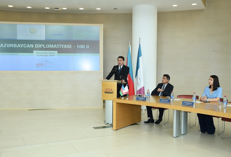 ADA University host “Azerbaijan’s Diplomacy – 100 years” diplomacy week
