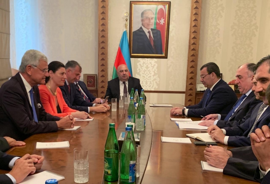 Azərbaycanın Xarici İşlər naziri Türkiyə və Gürcüstan parlamentlərinin xarici əlaqələr komitələrinin sədrləri ilə görüşüb