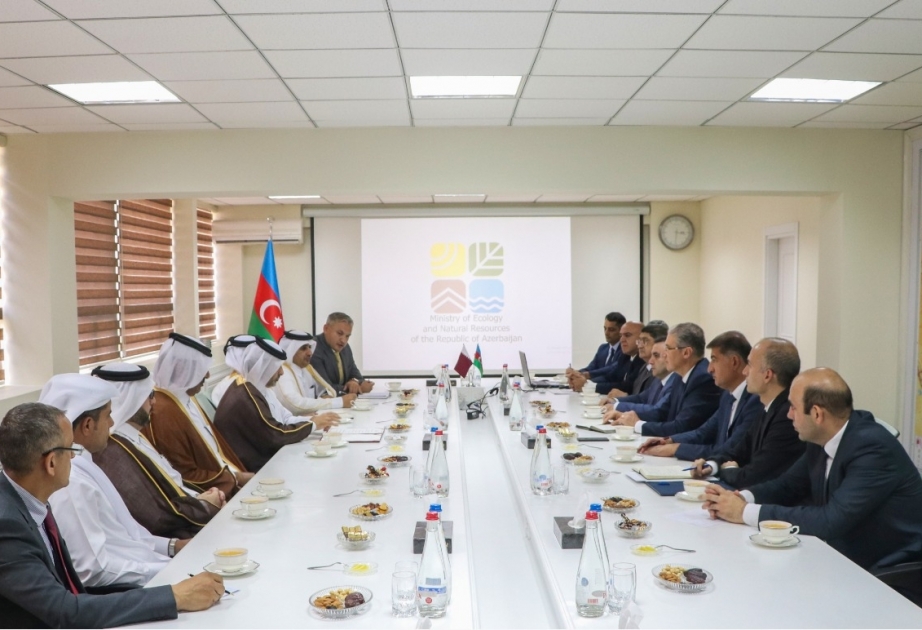 Azərbaycan və Qətər arasında ətraf mühitin mühafizəsi sahəsində fikir mübadiləsi aparılıb