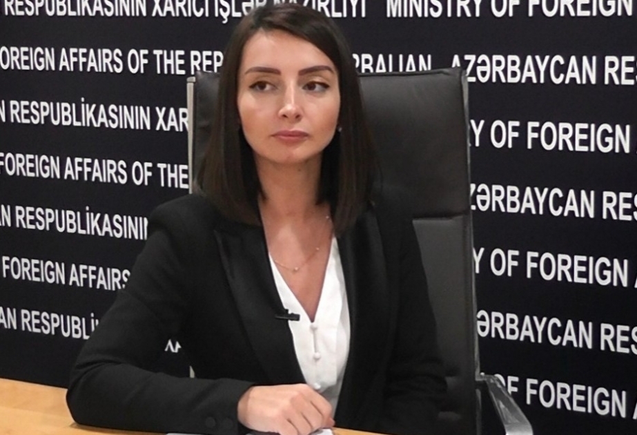 Leyla Abdoullayeva: Cet incident est totalement contraire à l’appel des coprésidents du Groupe de Minsk à préparer les populations à la paix