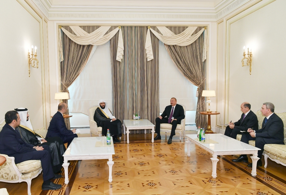 Ilham Aliyev recibió al ministro de Justicia del Reino de Arabia Saudita