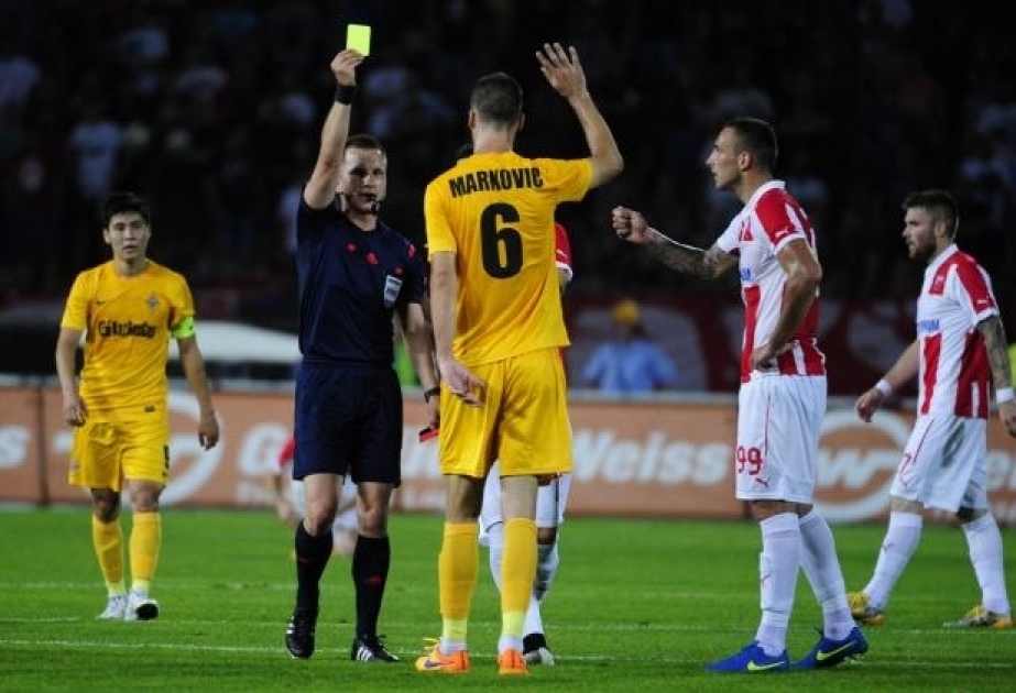Se declaran los nombramientos de los árbitros del partido "Qarabağ" - "Dundalk"