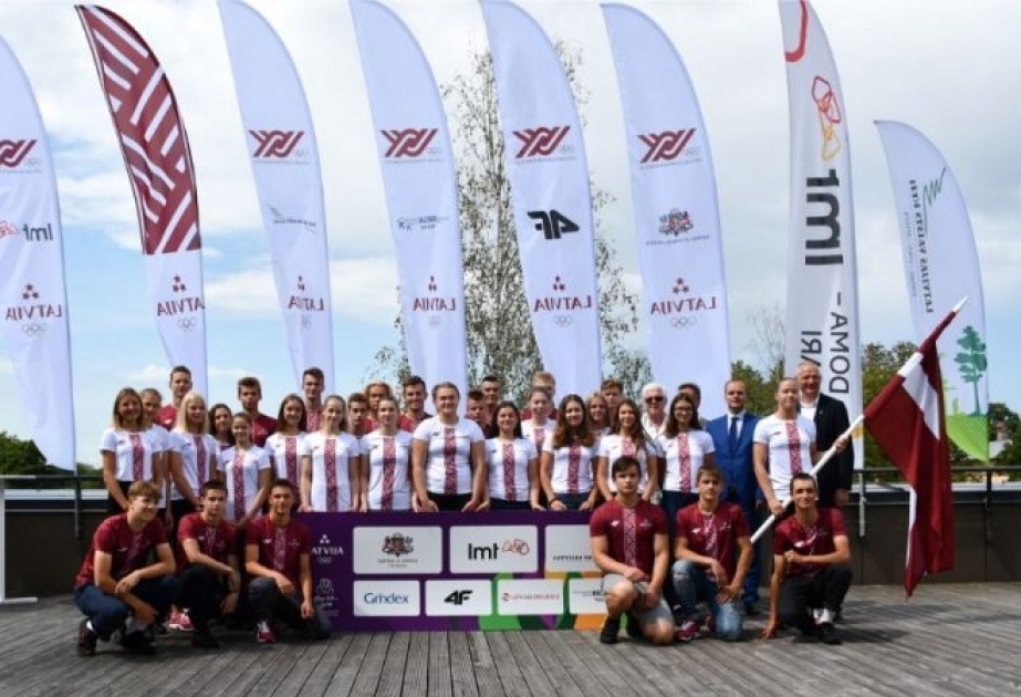 Avropa Gənclər Yay Olimpiya Festivalında Latviya komandasının bayraqdarı qadın olacaq