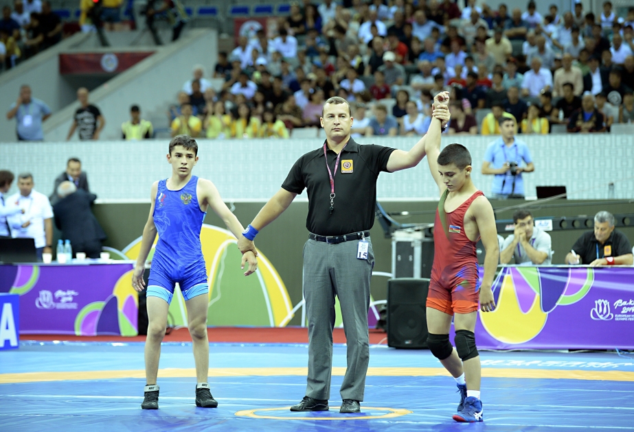 Azerbaijani wrestlers start Summer European Youth Olympic Festival with victory