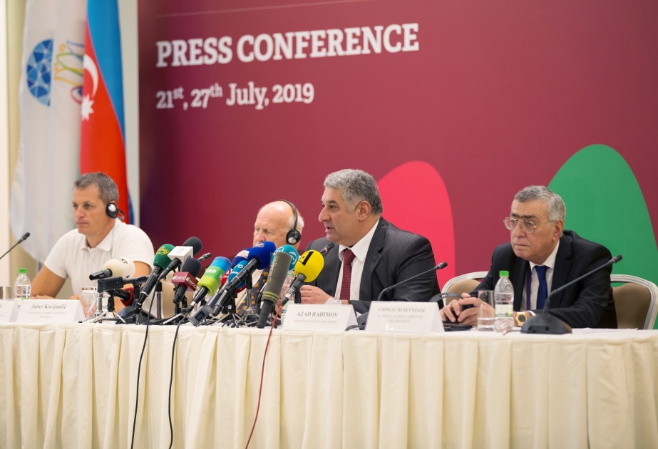 وزير الرياضة يكشف عدد التذاكر المباعة ومسائل تمويلية في مهرجان الشباب الأولمبي الأوروبي باكو 2019م