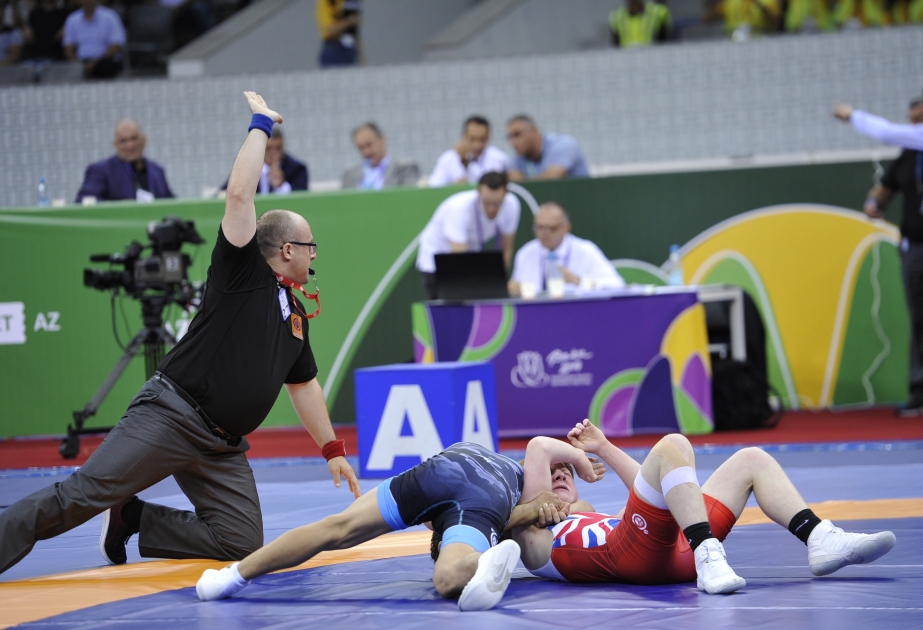 المهرجان الأولمبي الأوروبي للشباب الـ15: مصارعو أذربيجان الثلاثة في النهائي