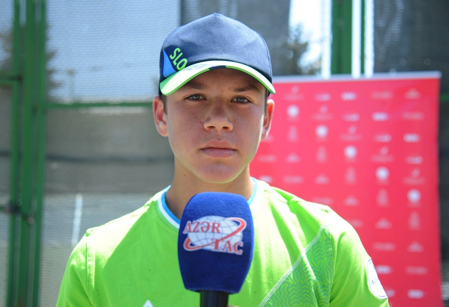 Sloveniyalı tennisçi: Bakıda ilk qarşılaşmada qalib gəldiyim üçün çox sevinirəm