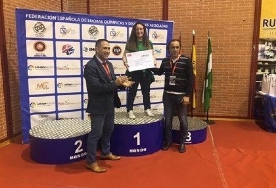 La luchadora Andrea Molina, abanderada en el FOJE de verano de Bakú 2019