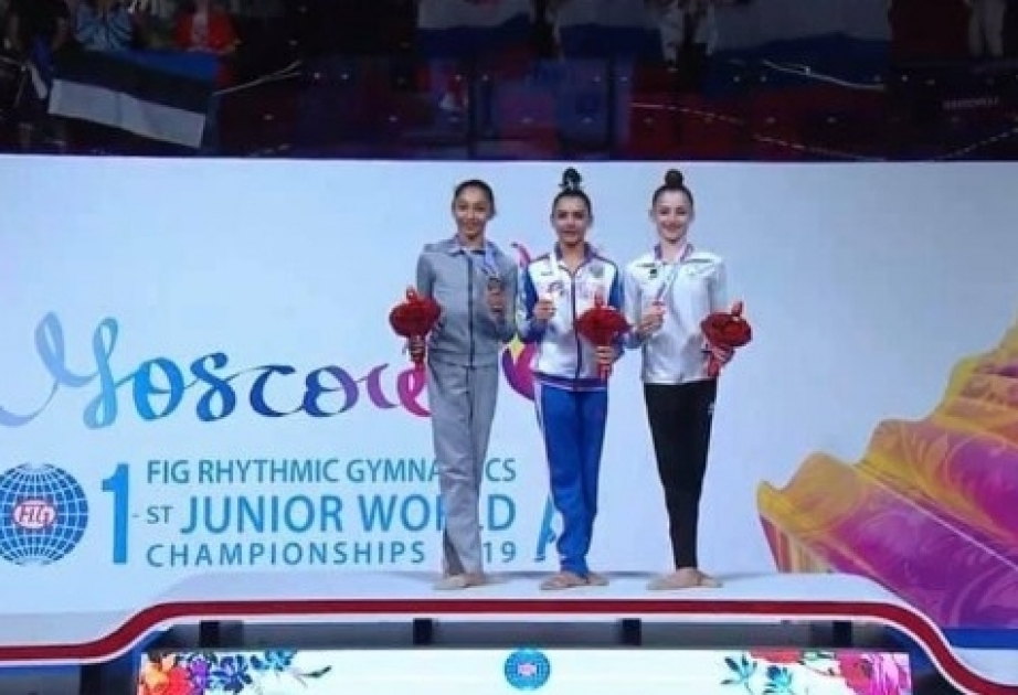 Gimnastımız Arzu Cəlilova dünya çempionatının ikiqat mükafatçısı olub