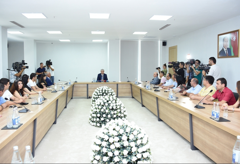Yeni Azərbaycan Partiyasında mətbuat nümayəndələri ilə görüş olub