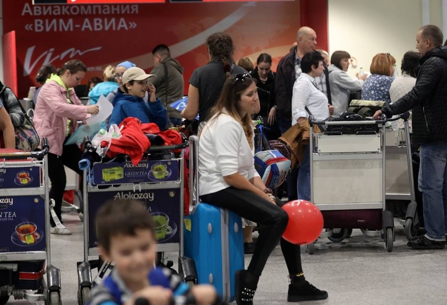 Rusiyadan Gürcüstana uçan sərnişinlərin sayı 78,6 faiz azalıb