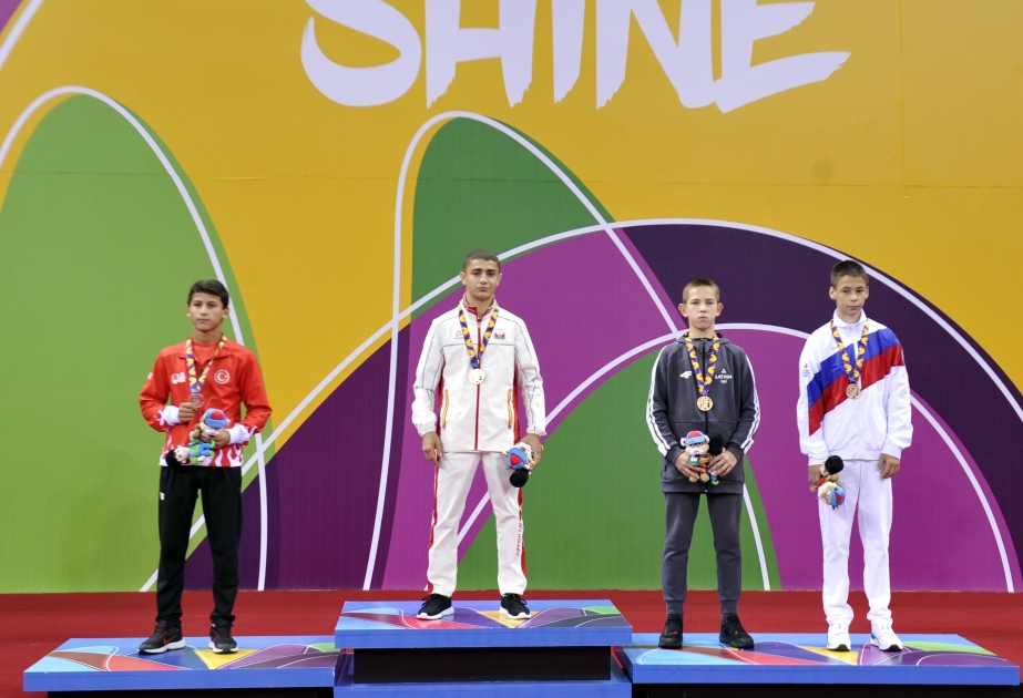 EYOF-Tag 2: Aserbaidschanische Ringer gewinnen 2 Gold, 4 Silber und 1 Bronze