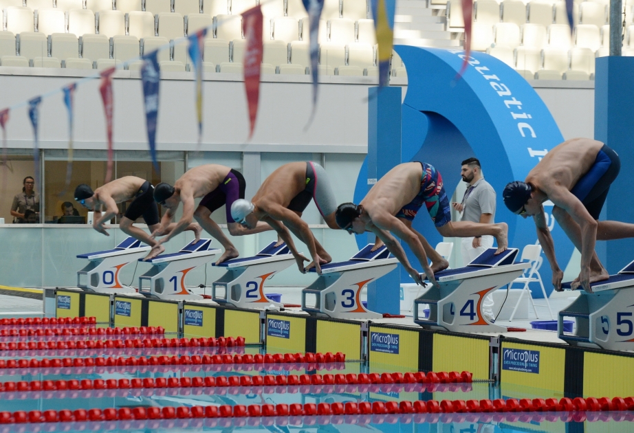 “EYOF Bakı 2019”: Bakı Su İdmanı Sarayında üzgüçülük yarışlarının ikinci gününə start verilib