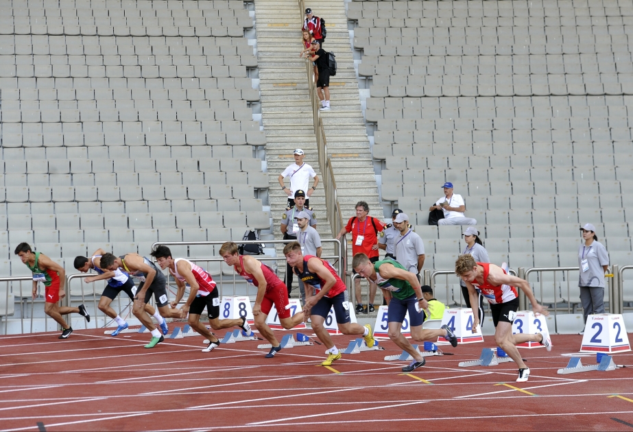 Avropa Gənclər Olimpiya Festivalının atletika yarışlarının ikinci gününə start verilib
