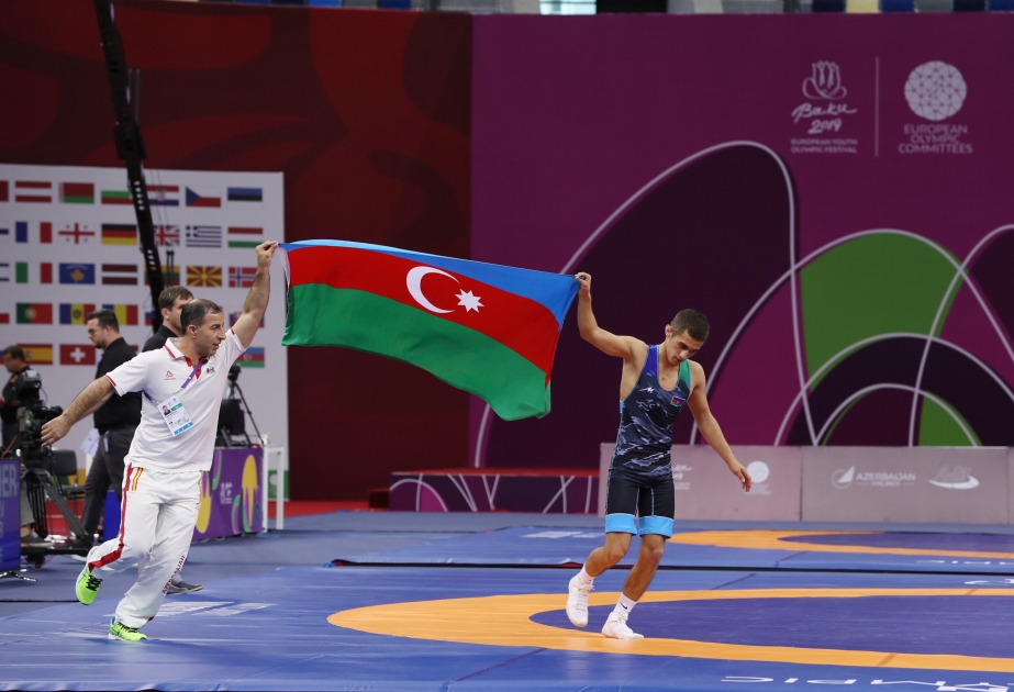 “EYOF Bakı 2019”: Yunan-Roma güləşçimiz Elmir Əliyev komandamızın beşinci qızıl medalını qazanıb VİDEO