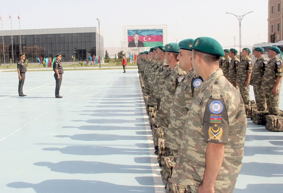 Azərbaycan sülhməramlılarının bir qrupu Əfqanıstana yola salınıb