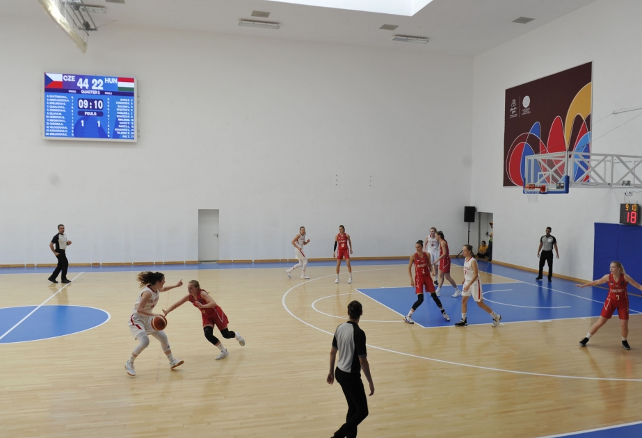Çexiyanın qızlardan ibarət basketbol komandası Avropa Gənclər Olimpiya Festivalının “B” qrupunun tək lideridir