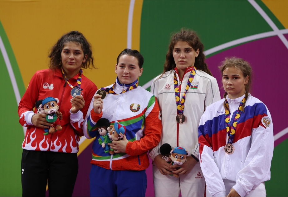 Azerbaijani Mirzazade clinches wrestling bronze at EYOF Baku 2019