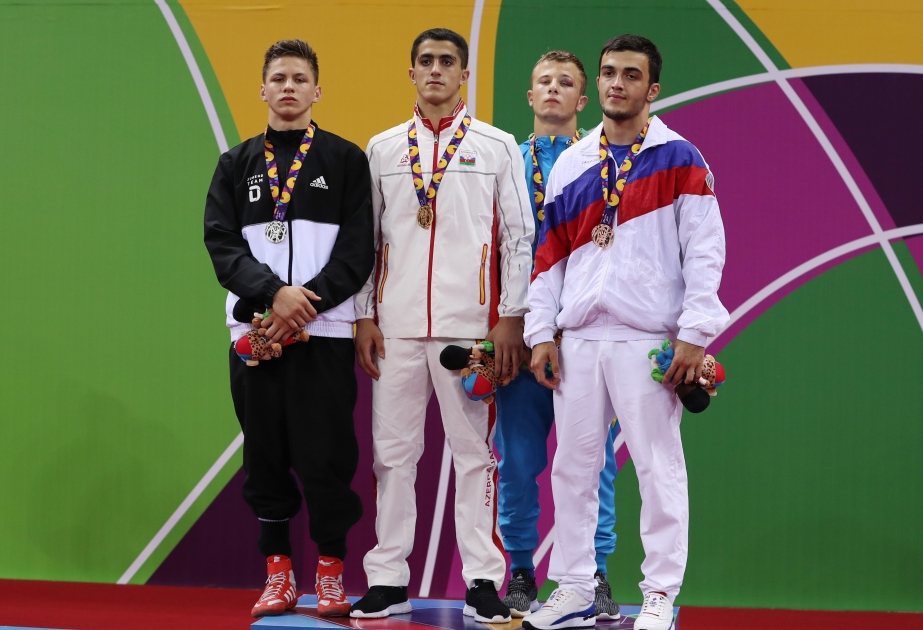 EYOF Baku 2019: Freistilringer Jabrayil Hajiyev holt 8. Goldmedaille für Aserbaidschan