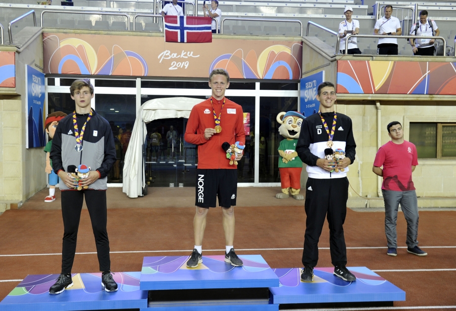 Norveçli atlet “EYOF 2019”un çoxnövçülük yarışının qalibi olub