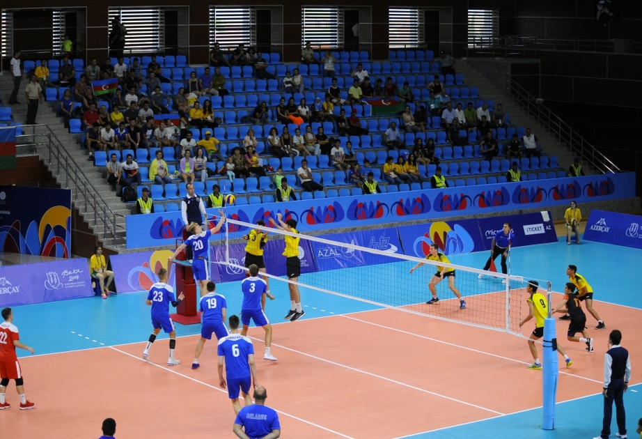“EYOF Bakı 2019”un voleybol yarışlarının ikinci günü maraqlı idman mübarizəsi şəraitində keçib