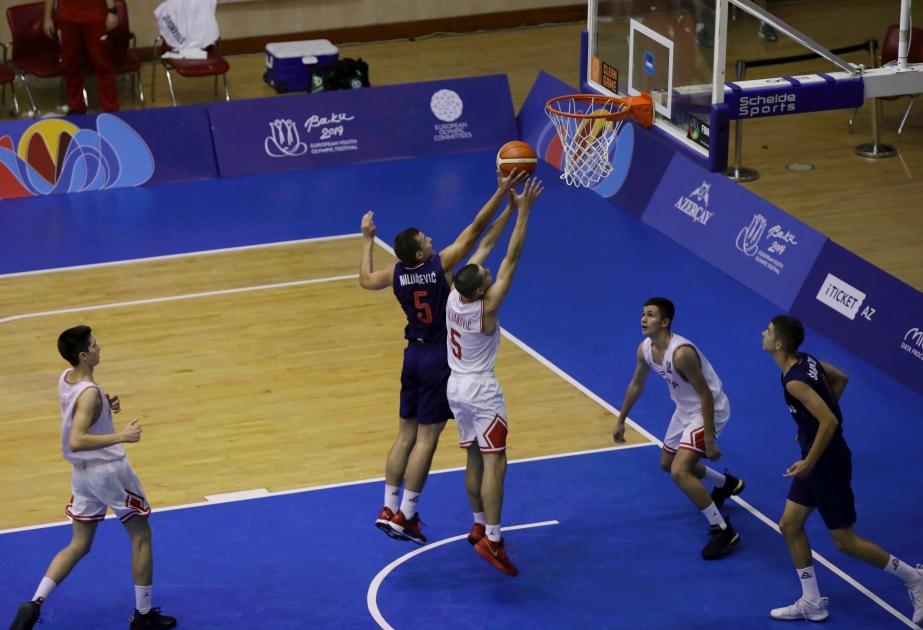 Serbiyalı basketbolçular XV Avropa Gənclər Yay Olimpiya Festivalında növbəti dəfə fərqləniblər
