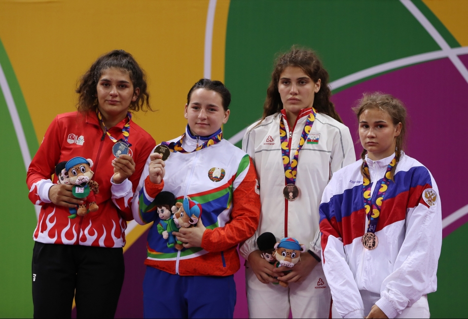 Une lutteuse azerbaïdjanaise remporte le bronze au FOJE 2019