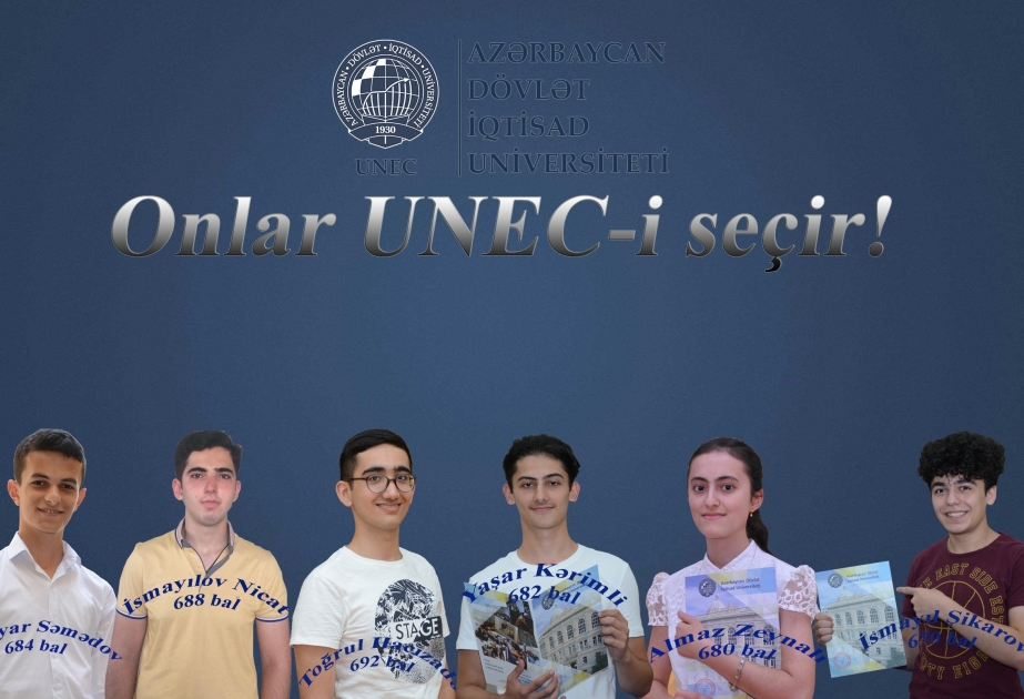 Набравшие свыше 600 баллов по II группе специальностей в проекте «Узнай UNEC»