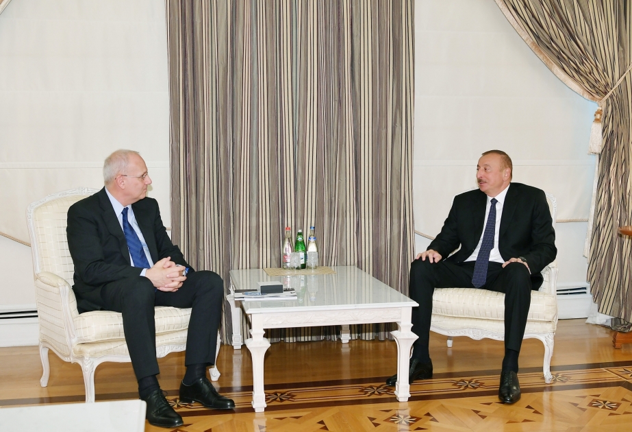 President Ilham Aliyev received president of International Astronautical Federation VIDEO