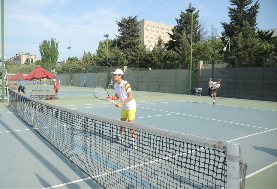 “Bakı 2019”un tennis üzrə oğlan cütlüklərin yarışında dörddəbir final mərhələsinə yekun vurulub