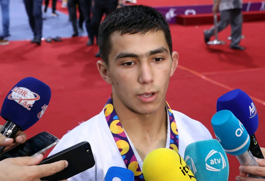Turan Bayramov: Doğma meydanda qızıl medal qazanmağımdan çox məmnunam