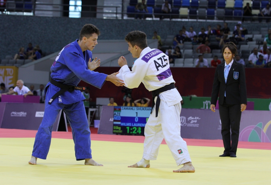 Azerbaijani judoka takes 55kg bronze at EYOF Baku 2019