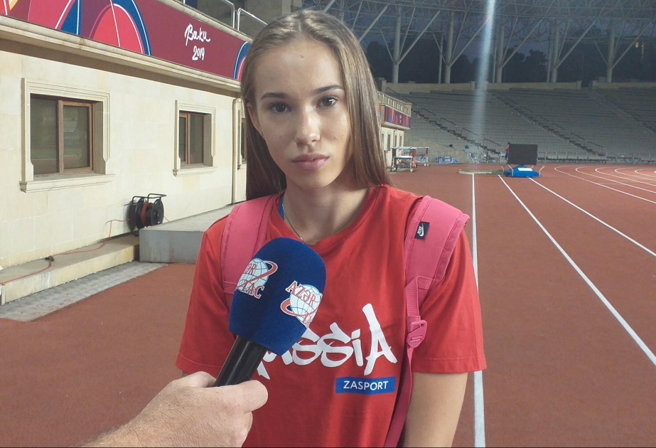 Olesya Soldatova: Bu cür beynəlxalq səviyyəli yarışların keçirilməsi Azərbaycanda idmana olan marağın göstəricisidir