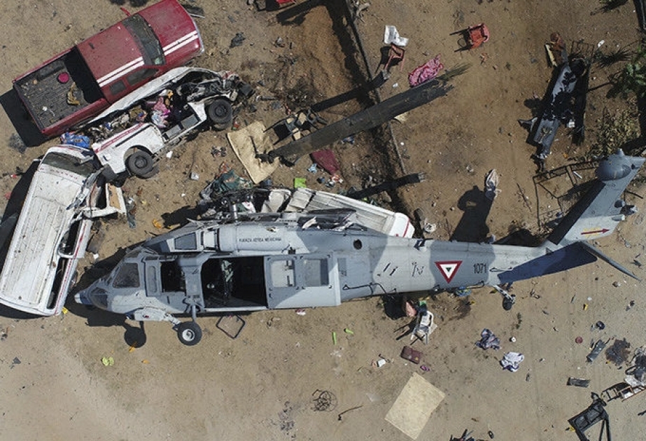 Cuatro personas murieron en un accidente de helicóptero en México