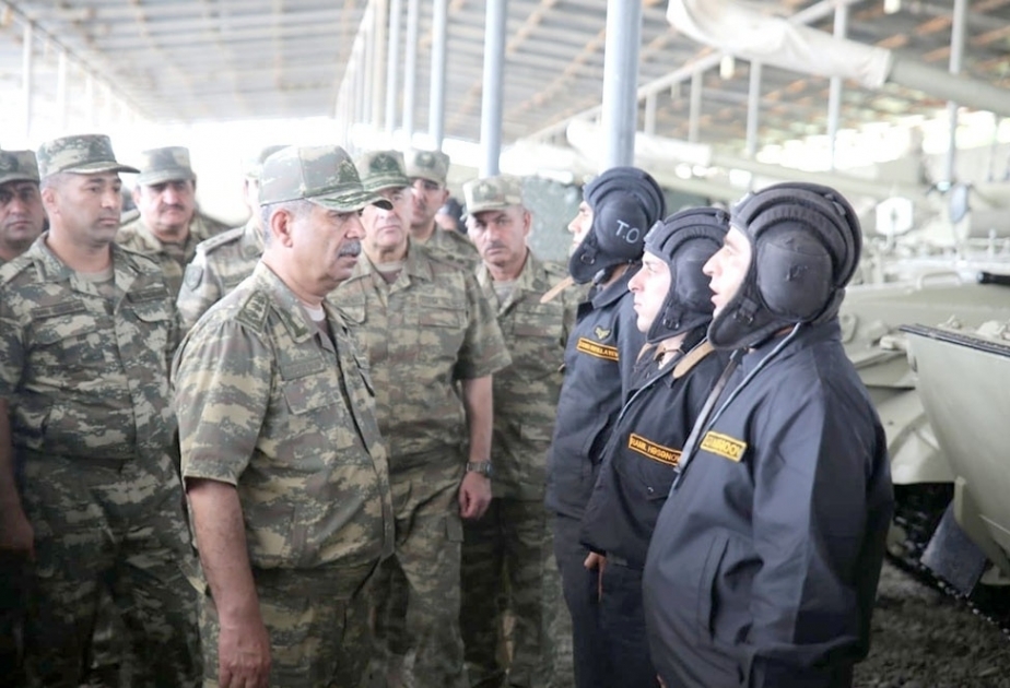 Inspection of military units continue under instructions of Supreme Commander-in-Chief
